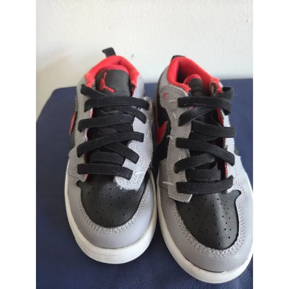 Nike Jordan Child Cement Grey Fire Red 